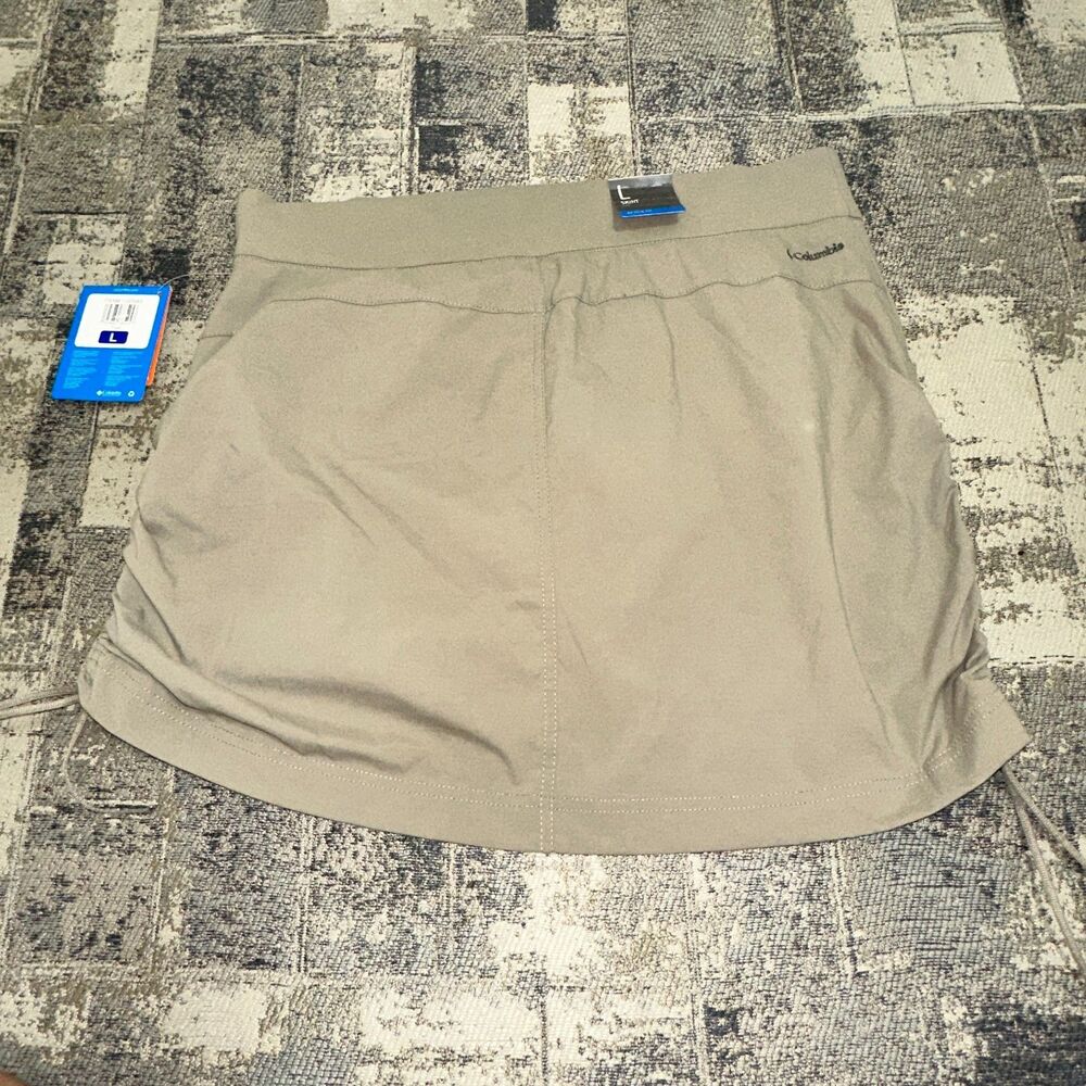 Columbia Women's Omni-Shade Active Fit Jupe Short Skort Tusk Size L NWT - Picture 6 of 13